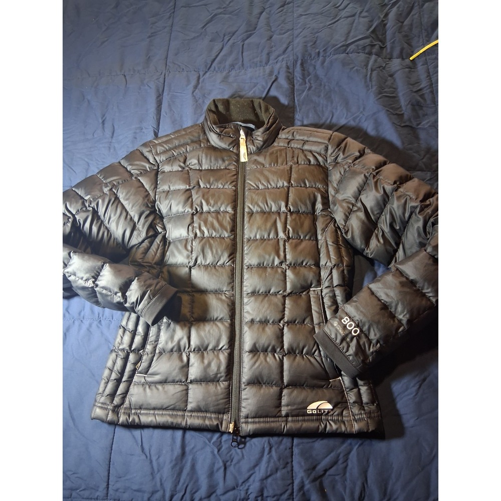 GoLite Women's Down Jacket XS Goose Down 800 Pertex Microlight‎ Eco Zip Pockets